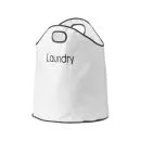 Premier Housewares Dual Handled Laundry Bag - White Image 1