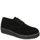 Odeon Women's Lace Up Creepers - Black