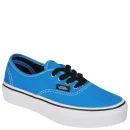 Vans Kids' Authentic Canvas Trainers - Brilliant Blue/True White