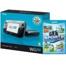 Wii U Console: 32GB Nintendo Land Premium Bundle - Black (Includes Sports Connection) Image 1