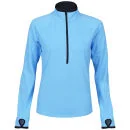 K-Swiss Women's Half Zip Top - Aquarius/Black