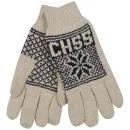 Crosshatch Men's Northstar Knitted Gloves - Ecru/Navy