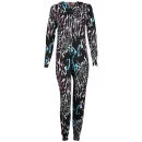 Influence Women's Neon Print Onesie - Multi