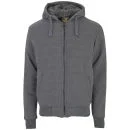 Ringspun Men's Greylock Zip Through Hoody - Grey Marl