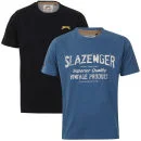 Slazenger Men's 2-Pack T-Shirts - Airforce/Navy