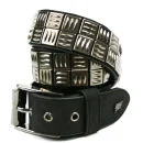Lowlife Men's Grip Metal Belt - Black/Gunmetal