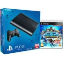 PS3: New Sony PlayStation 3 Slim Console (500 GB) - Black - Includes PlayStation All Stars Battle Royale Image 1