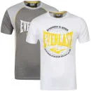 Everlast Men's 2 Pack T shirts - Grey Marl / Charcoal Marl / White