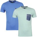 Carter Men's Boom 2-Pack T-Shirt - Spearmint/Orbit