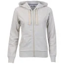 Brave Soul Women's Adrian Zip Through Hoody - Oatmeal Marl