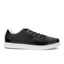 Beck & Hersey Men's Nibiru Patent Lace OX Trainers - Black