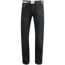 Smith & Jones Men's Elano Mid Rise Jeans - Blue/Black