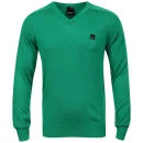 Bench Men's V-Neck Knit - Green