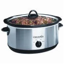 Crock-Pot® SCV655-IUK Slow Cooker - Brushed Chrome - 6.5L Image 1