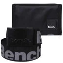 Bench Men's Belt and Wallet Gift Set - Black