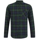 Soul Star Men's Troops Check Shirt - Green