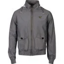 Le Breve Men's Systom Bomber Lightweight Jacket - Grey