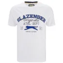 Slazenger Men's Waddle T-Shirt - White/Blue