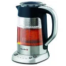 Breville Stainless Steel and Glass Tea Maker Kettle Image 1