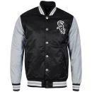 Majestic Men's Chicago White Sox Bleacher Satin Jacket - Black