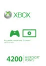 Xbox Live 4200 Points Card