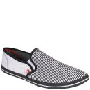 Smith and Jones Men's Stripoid Pump - White
