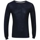 Jack & Jones Men's Bright O-Neck Knit - Dress Blue