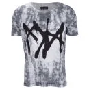 AKA Men's Ubos Scrunch Dye T-Shirt - White - S - White Image 1