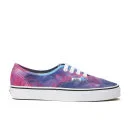Vans Women's Authentic Tie Dye Trainers - Pink/Blue - 3 - Blue Image 1