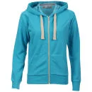 Brave Soul Women's Adrian Hooded Zip Through - Aqua Marl