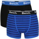 Bench Men's 2-Pack Boxers - Blue/Black