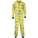 Homer Simpson Men's Printed Onesie - Yellow