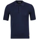 Boxfresh Men's Gasha Short Sleeve 12 Gauge Summer Polo -navy - S - Navy Marl Image 1