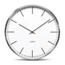 LEFF Amsterdam One 55cm Wall Clock - Stainless Steel White Index Image 1