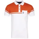 Soul Star Men's Hordle Polo-Shirt - Russet/White