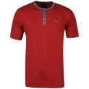 Atticus Men's Young Gun - Grandad T-Shirt - Red
