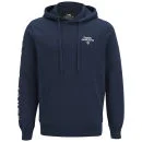 Jack & Jones Men's Core Mono Hooded Sweatshirt - Dress Blue