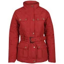 Brave Soul Women's Fernplain Diamond Quilted Jacket - Red