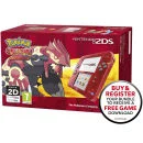 Nintendo 2DS Transparent Red + Pokémon Omega Ruby Image 1