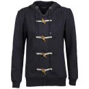Brave Soul Women's Toggle Jersey Jacket - Navy
