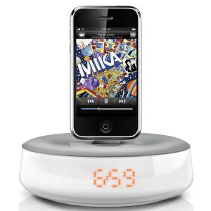 Philips Fidelio DS1100 Docking Speaker and Clock Image 1