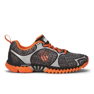 K-Swiss Men's Kwicky Blade-Light Running Shoes - Black/Silver/Orange