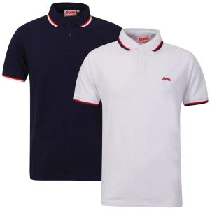 Penn Men's 2-Pack Polo Pen185 - White/Navy