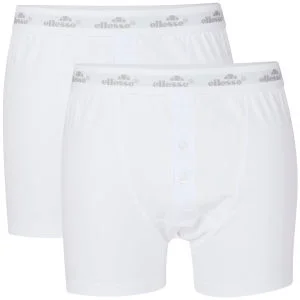 Ellesse Men's 2-Pack Boxers - White
