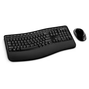 Microsoft Wireless Comfort Desktop 5000 Keyboard and Mouse Set Image 1
