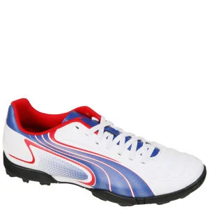 Puma Men's V6.11 TT Astro Turf Trainer - White/Blue/Red