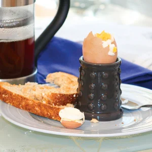 Eggsterminator egg cup - ceramic