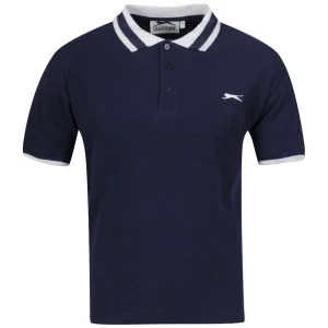 Slazenger Men's Waffle Polo - Navy