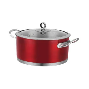 Morphy Richards 46371 Accents 24cm Casserole Dish - Red Image 1