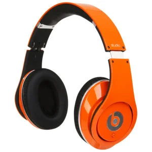 Beats by Dr. Dre: Studio Over Ear Headphones from Monster - Orange - Grade A Refurb Image 1